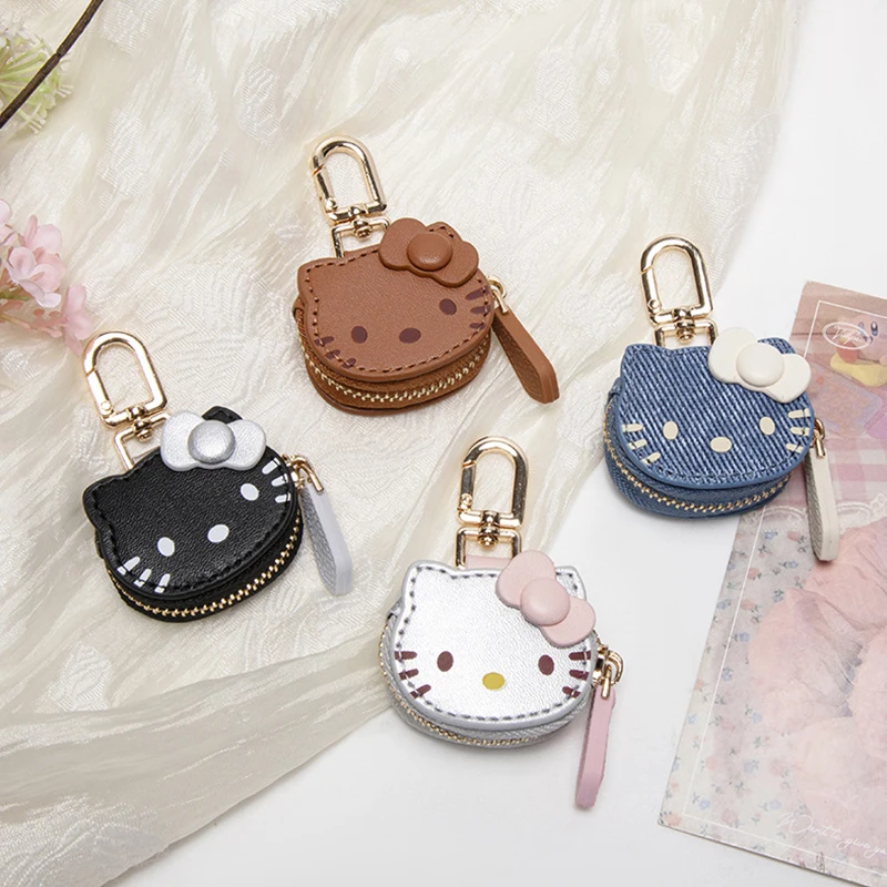 Chaveiro HelloKitty Personalizado em Couro, Pingente de Chaveiro para Bolsa, Acessórios de Moda, Presente de Aniversário