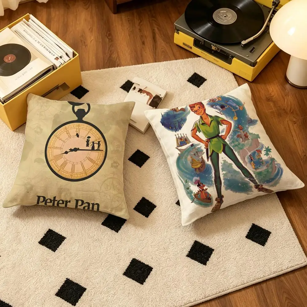 Cartoon P-Peter Cushion Cover Home Decor Cushion Cover Soft Throw Pillowcase for Sofa Bedroom Outdoor Use