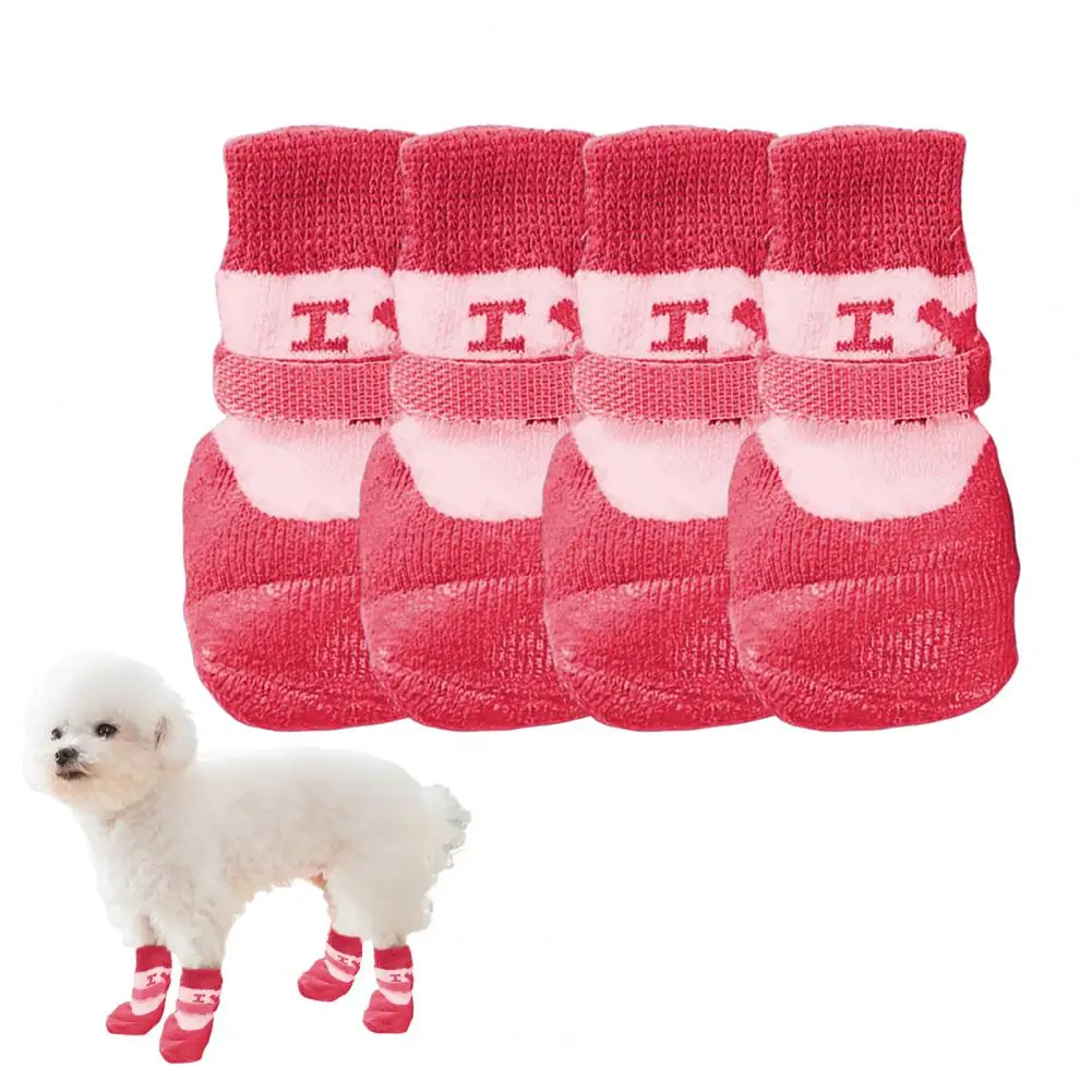 

Pet Shoes for Dogs Soft Comfortable Dog Socks Waterproof Pet Shoes with Anti-slip Sole for Small Medium Dogs Paw