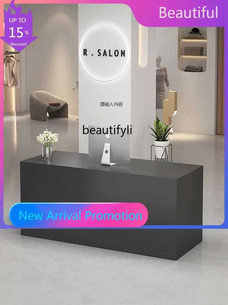 

Clothing Store Cashier Women's Clothing Store Bar Counter Beauty Salon Front Desk Store Small Counter Paint