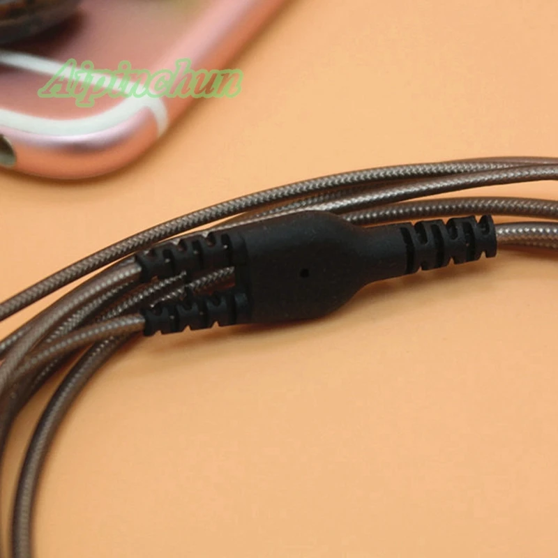 Aipinchun MMCX Headphones Replacement Cable With Volume Controller for Shure SE215 SE425 SE535 SE846 SE315 for Westone um pro
