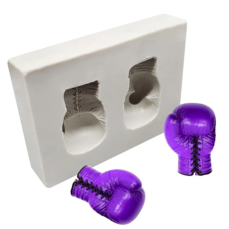 Cupcake Baking Mould Fondant Clay Model Accessories Boxing Glove Silicone Sugarcraft Mold Cake Decorating Tools