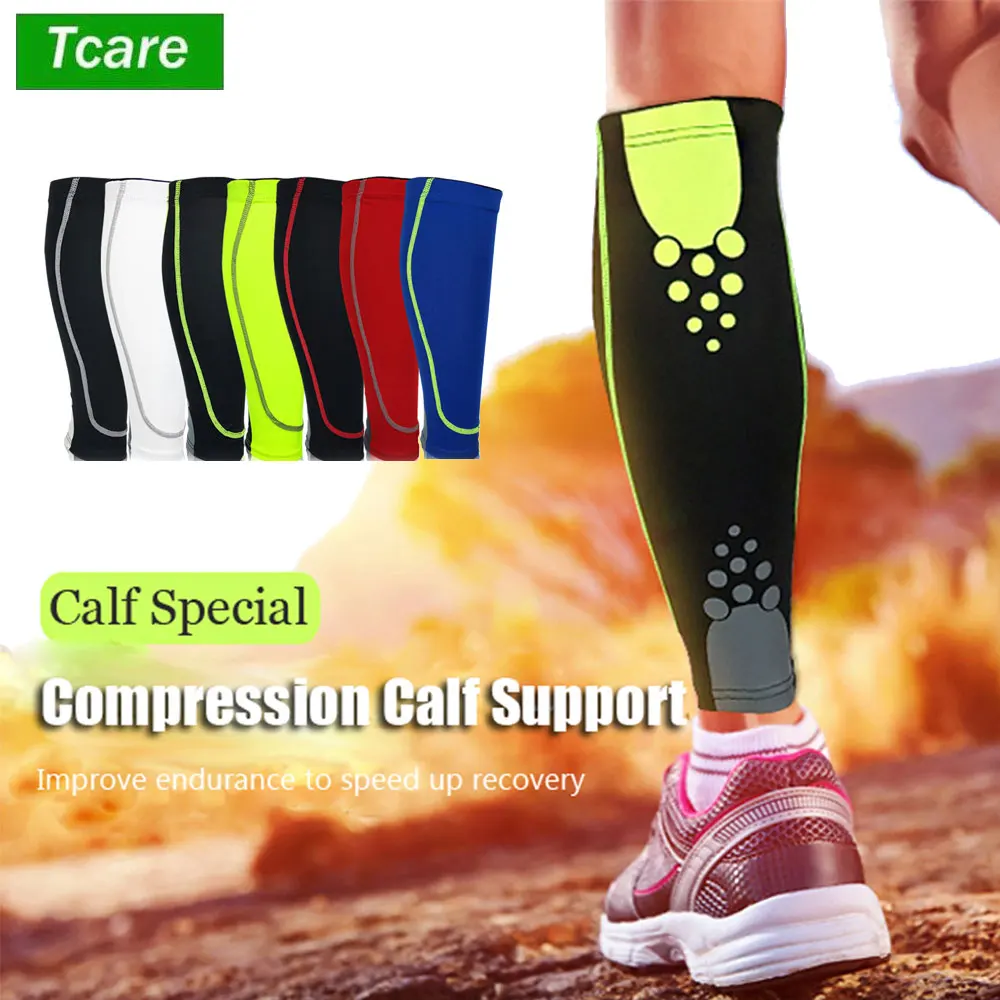 1 PCS Sports Calf Compression Sleeves for Men & Women - Calf Support Leg Compression Socks for Shin Splint & Calf Pain Relief