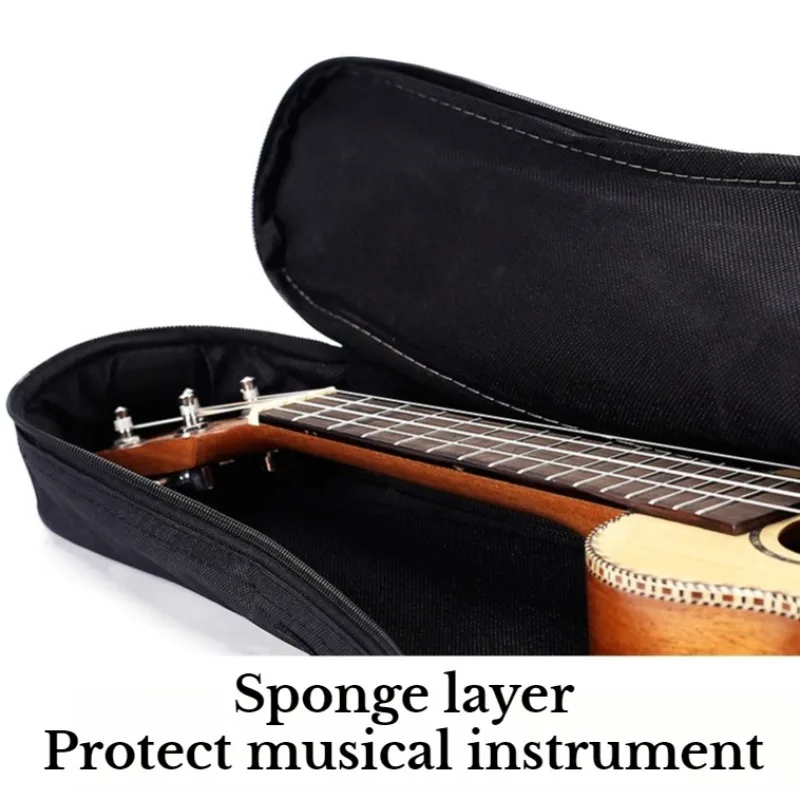 21/23 بوصة حقيبة القيثارة واحدة الكتف المحمولة سميكة للصدمات قطرة واقية القيثارة حقيبة التخزين ملحقات الآلات الموسيقية