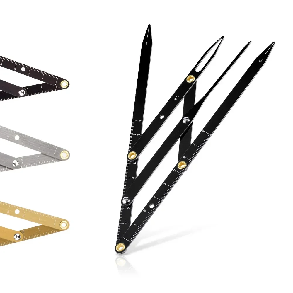 

Линейка для перманентного макияжа, линейка для микроблейдинга, коррекция бровей, трафарет для коррекции татуировок, измерительный инструмент для ухода за волосами