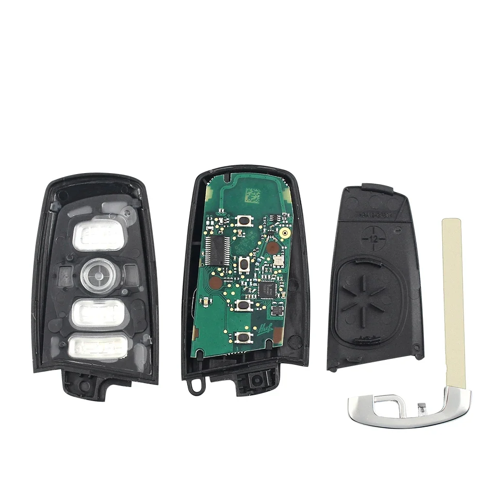 KEYYOU-llave inteligente remota para coche CAS4, sistema de alarma automática PCF7945, llave sin llave, 868/315/433Mhz, para BMW serie 1, 3, 5, 7, KR55WK49863