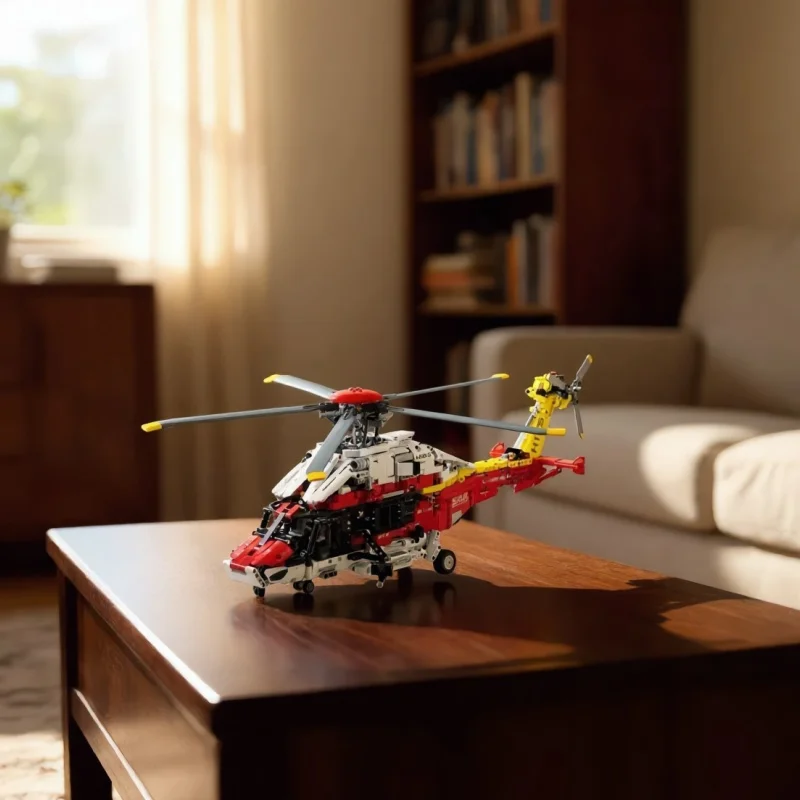 

2001PCS technical Rescue Helicopter Building Blocks Airbus H175 motor Assembly Model Brick Toys for Friends Christmas Gifts