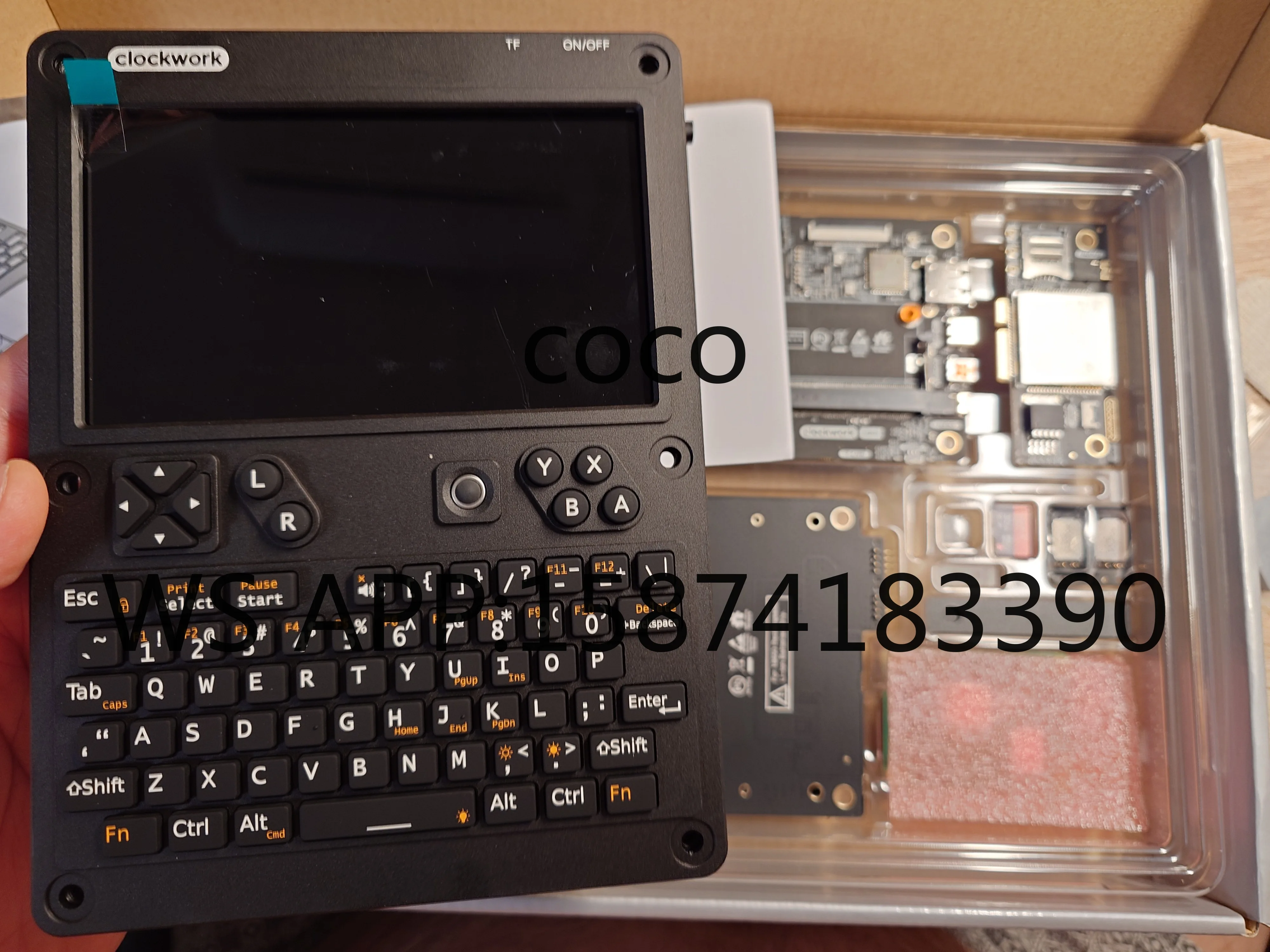 In Stock RPI-CM4 Lite Kit UConsole Clockworkpi Mainboard SteamOS Consola Official Cyberdeck Linux ARM Cortex New Silver