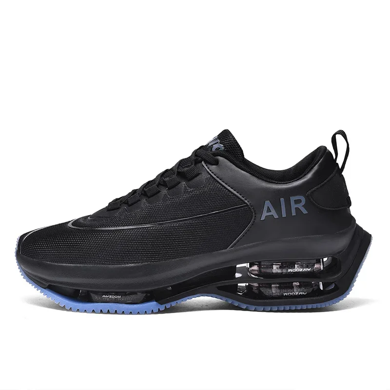 2024 Air Cushion Running Shoes High Quality Lightweight Sneakers Men Outdoor Breathable Gym Shoes Man Comfortable Lace Up Shoes