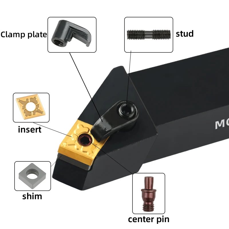 High Quality Cnc External Turning Tools Holder Lathe Turning Holder Tool Holder Mssnr2525m12