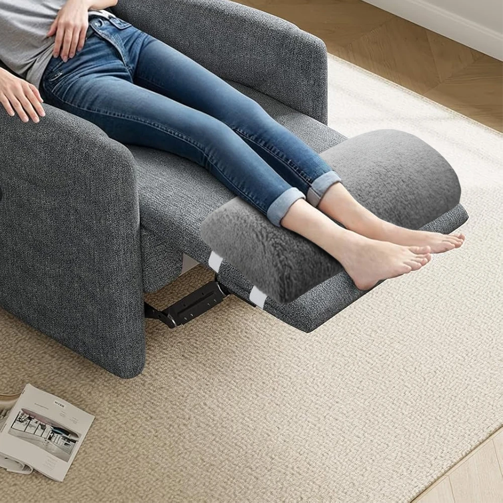 

4-дюймовая подушка для ног с откидной спинкой из пены с эффектом памяти, подставка для ног для кровати, дивана (серый)