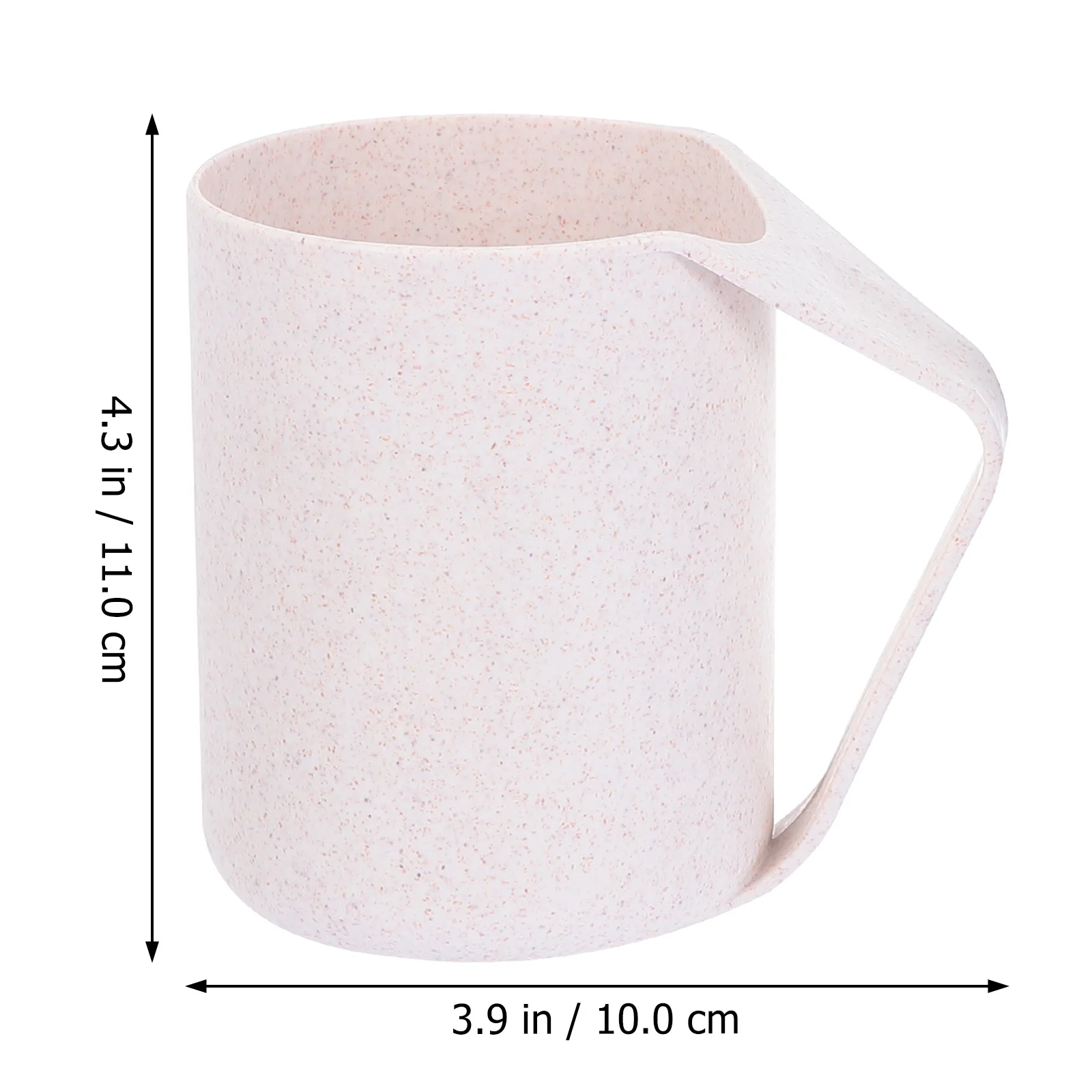 2 قطعة أكواب غسيل قش القمح أكواب فرشاة الأسنان المحمولة الحمام تخزين الكؤوس حافة ناعمة آمنة للأيدي