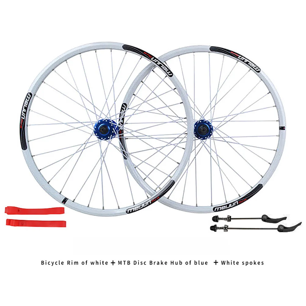 26 inch Mountain bike wheel set MTB disc brake wheelset Aluminum alloy double rim 32 hole hub QR 100*9mm 135*10MM bicycle wheels