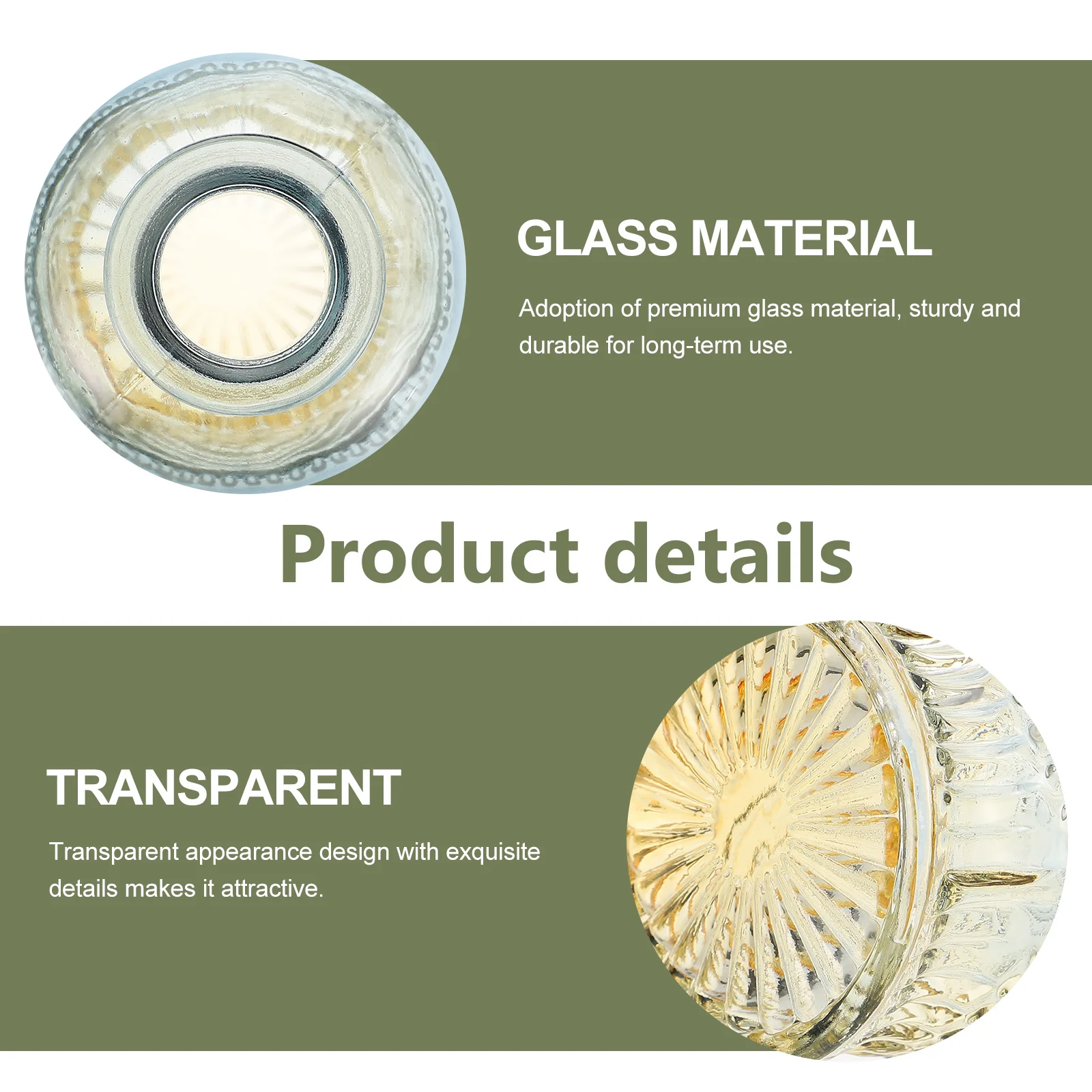 

3Pcs Vintage Embossment Glass Vase Hydroponic Plants Container Decorative Flower Holder Desktop Vase for Home Restaurant Bar