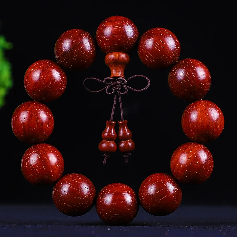 

Brazilian Rosewood Bracelet2.0 Red Sandalwood Bracelet for Men and Women Couples Wooden Jewelry Redwood Buddhist Beads Manufactu