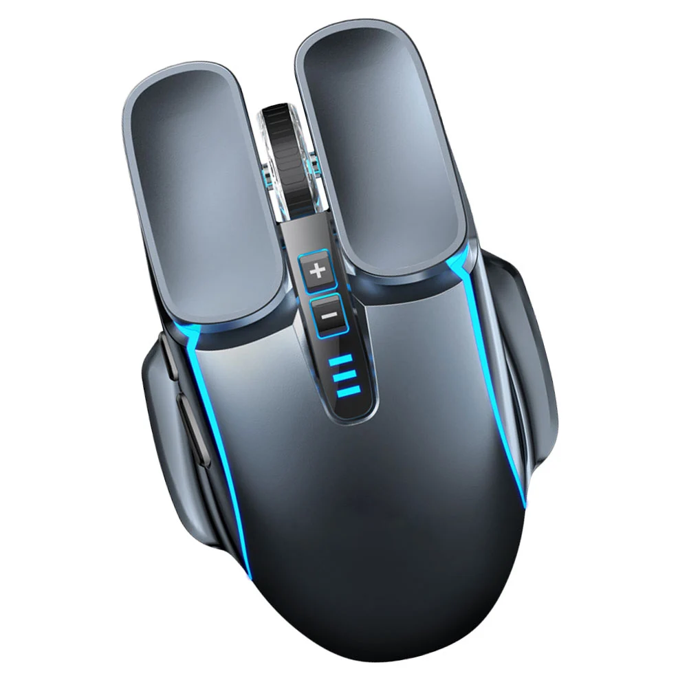 

1Pcs Wireless Rechargeable Gaming Mouse Lightweight Laptop Desktop Computer Mouse Four Color LED Breath Light Ergonomic Design