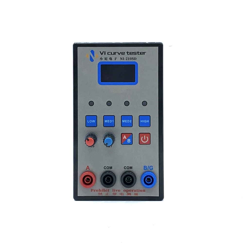 OLED Display 2 Channel Handheld VI Curve Tester ASA Circuit Board Online Repair Tester 4 Frequency Adjustable