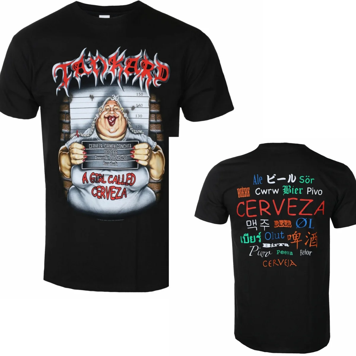 Camiseta Tankard con estampado gráfico de algodón, camiseta unisex de verano de manga corta, camiseta de marca de moda, camisetas vintage informales de lujo