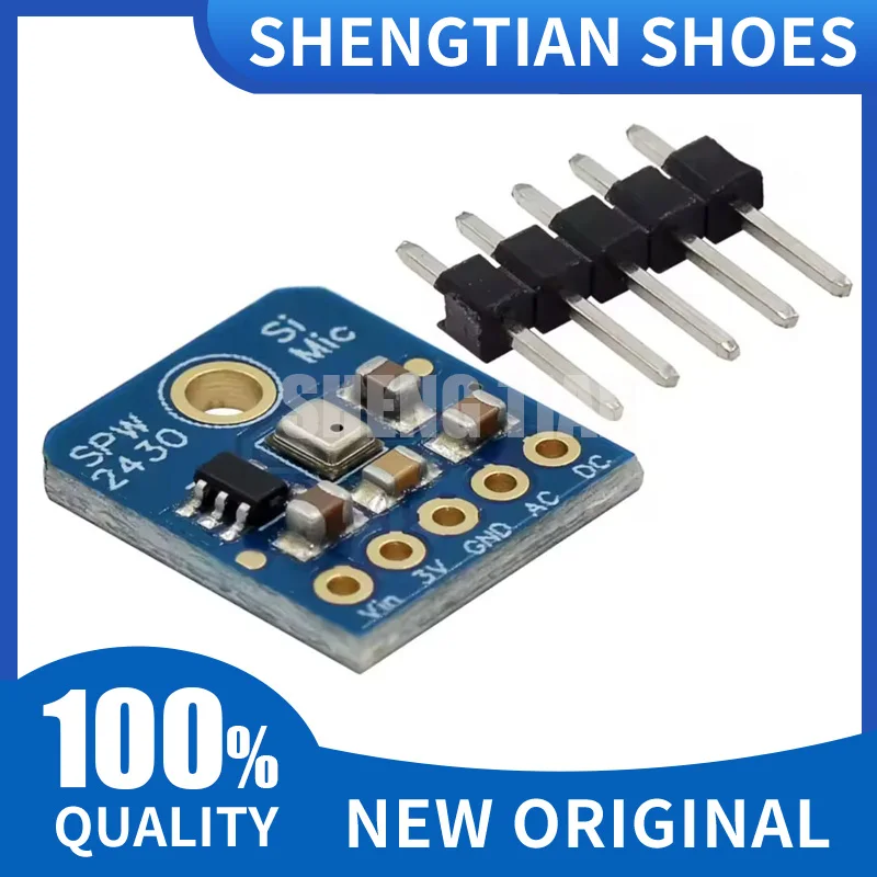 SPW2430 MEMS Microphone Sound Detection Sensor Module Mono MEMS Microphone Detect for Voice Converters Audio Recording