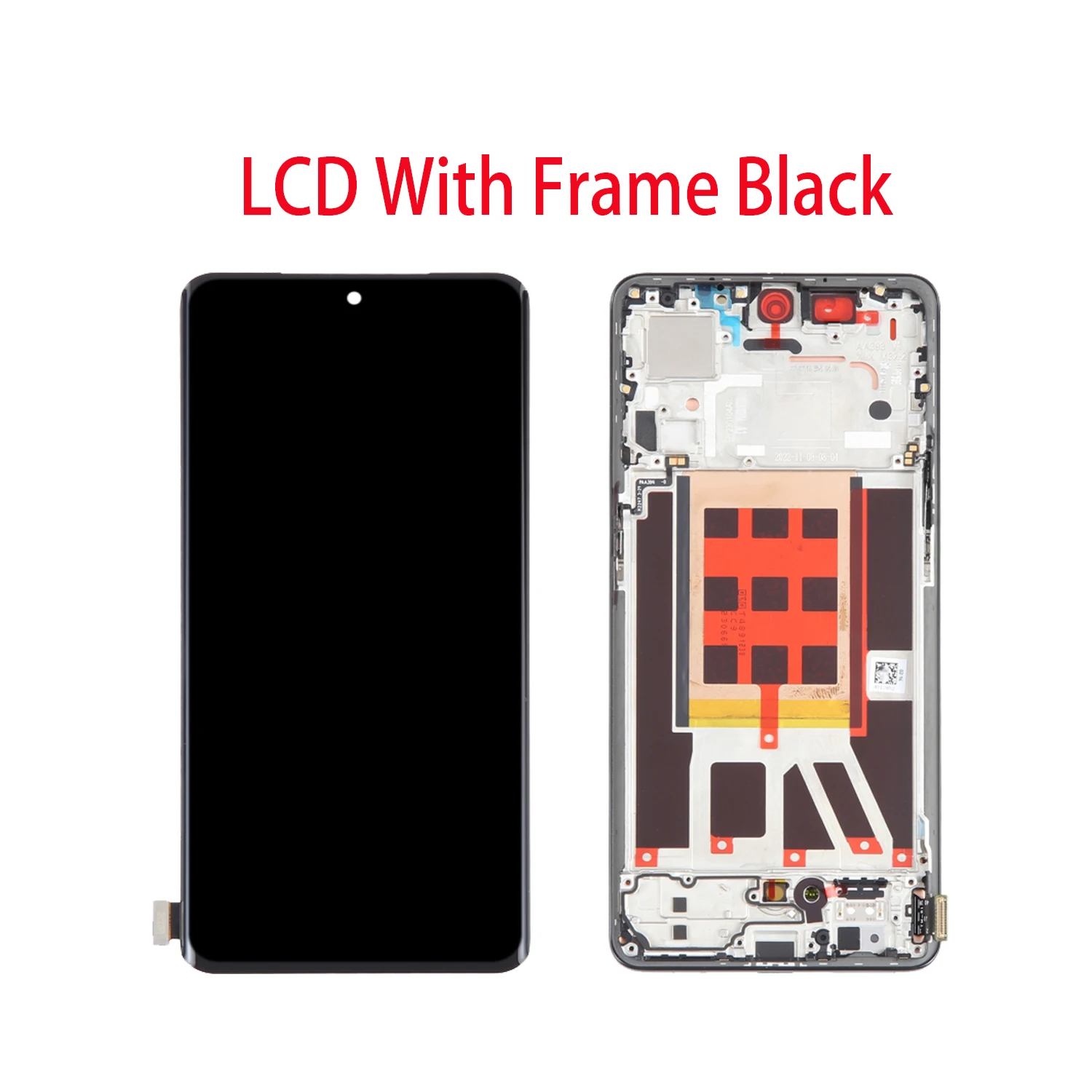 Original AMOLED 120HZ For Oppo Reno10 Pro+ PHU110 CPH2521 CPH2525 CPH2531 LCD Display Touch Screen Digitizer Assembly