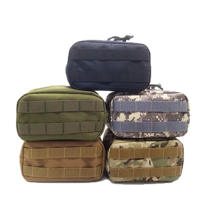 Tactical Molle EDC Pouch First Aid Kit Waist Pack Emergency EMT Utility Tool Pouch Pouch Hunting Bag Cell Phone Holder