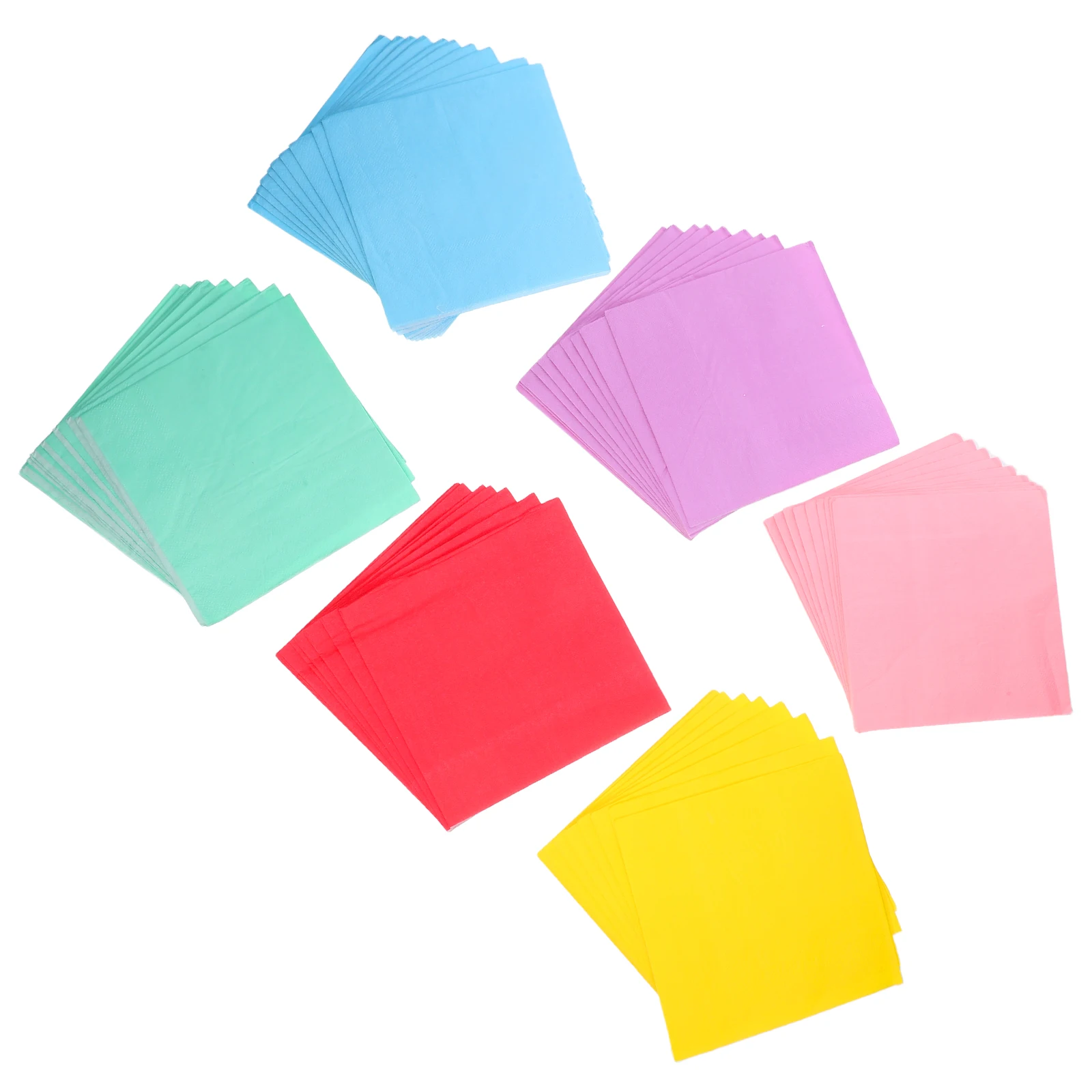 

60 Pcs Disposable Party Tissue Banquet Dessert Napkins Paper Birthday Decoration