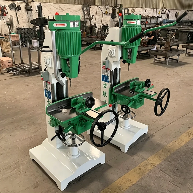380V Woodworking Machinery Hole Drilling Machine Solid Wood Drilling Machine Square Tenon and Mortise Milling Machin(Customized)