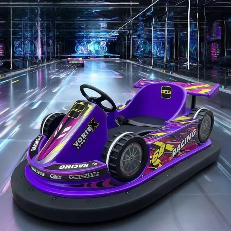 fiberglass bumper car children's indoor sports fun   parent-child drift toy mall adventure park