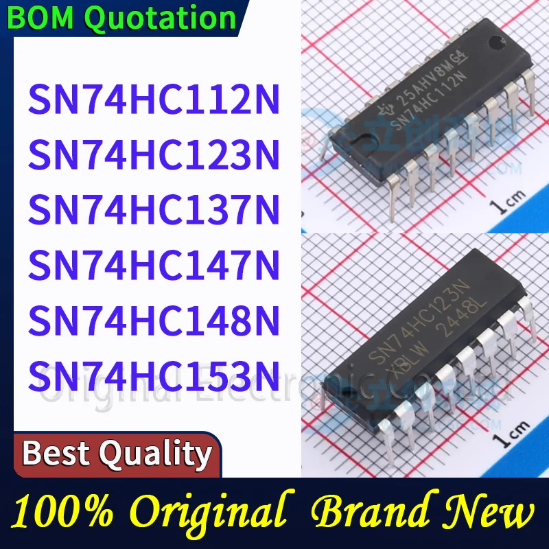 

5pcs/lot SN74HC112N SN74HC123N SN74HC137N SN74HC147N SN74HC148N SN74HC153N In stock Original High quality