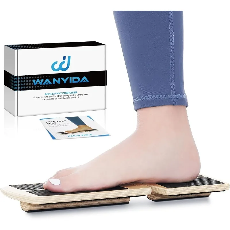 

Ankle Foot Strengthener Exerciser for Sprained. Single Leg Balance Board, Posture Corrector, Foot Stretcher for Plantar Fasciiti