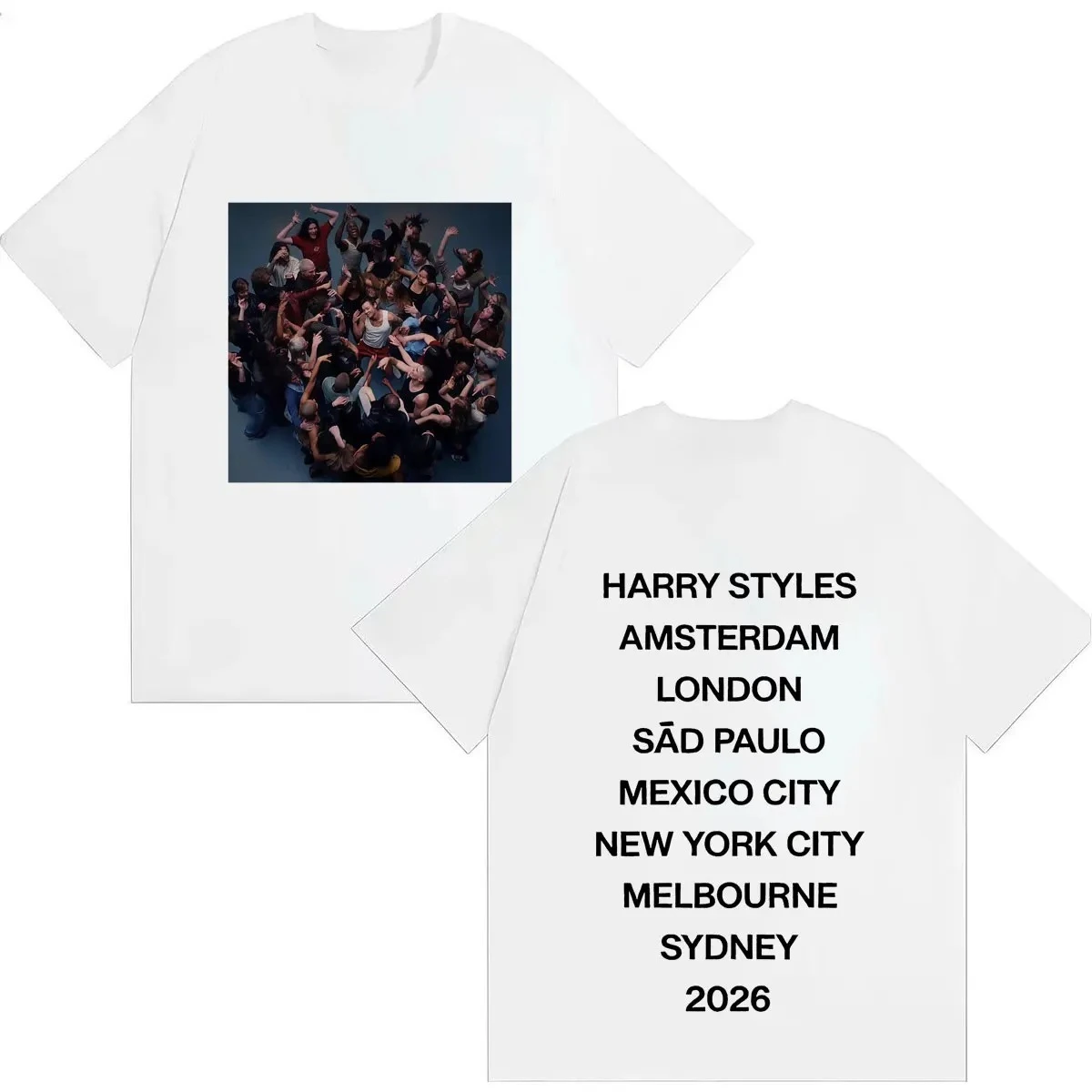 2026 Harry Styles New Kiss All The Time Disco Occasionally Graphics Tops Unisex Y2k Cotton Loose Short Sleeve Tshrit Streetwear