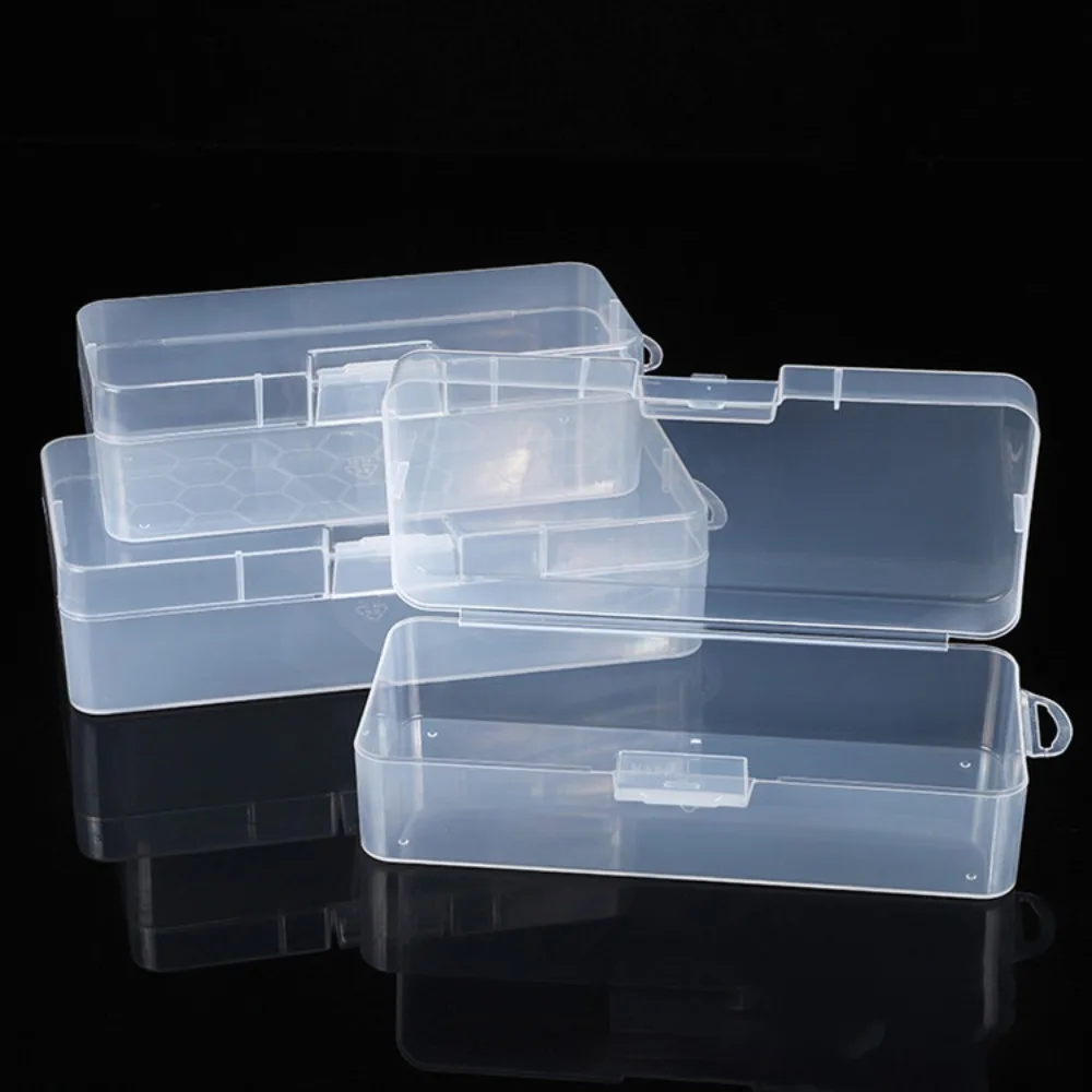 Large Capacity Plastic Pencil Box With Buckled Transparent Pencil Case Multifunctional Waterproof Storage Box