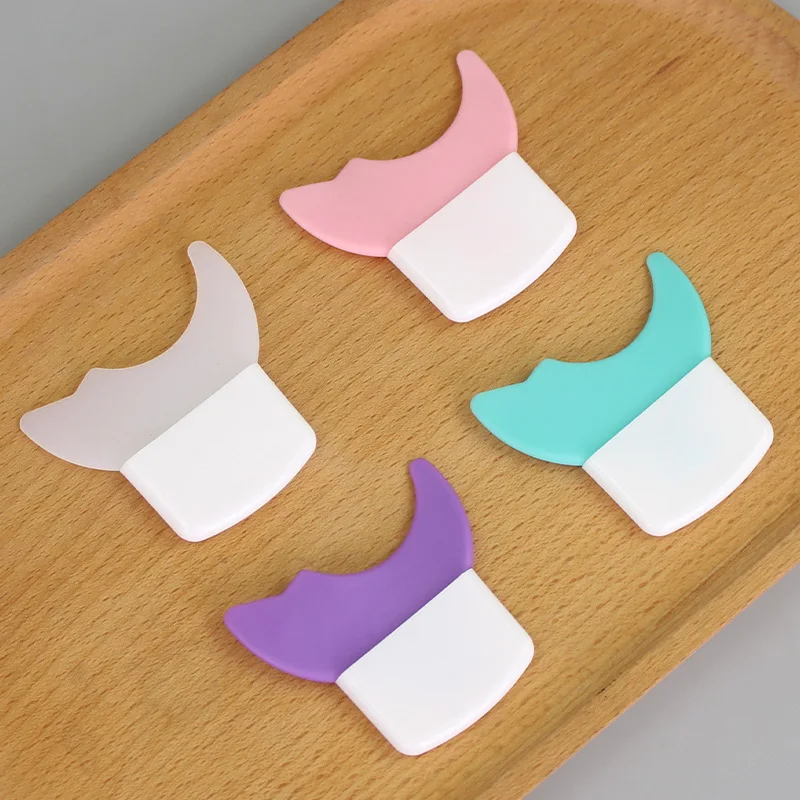 Multifunzione Ciglia Ombretto Cuscinetti ausiliari Silicone Riutilizzabile Strumento rapido per il trucco degli occhi Mascara Scudo per ciglia Applicatore Guardia