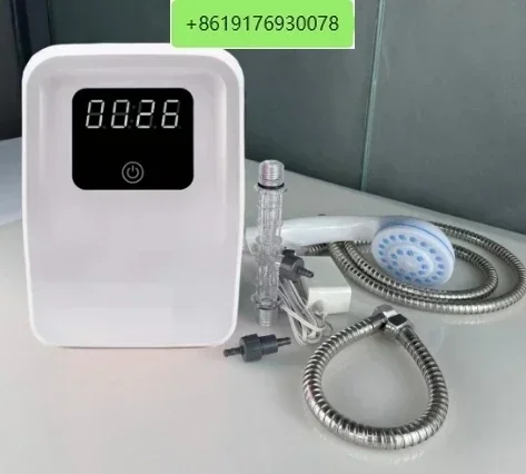 AQUAPURE Doccia con ozono brevettato per animali domestici Terapia automatica della pelle con ozono Lavaggio per cani Spa Ozono con soffione doccia