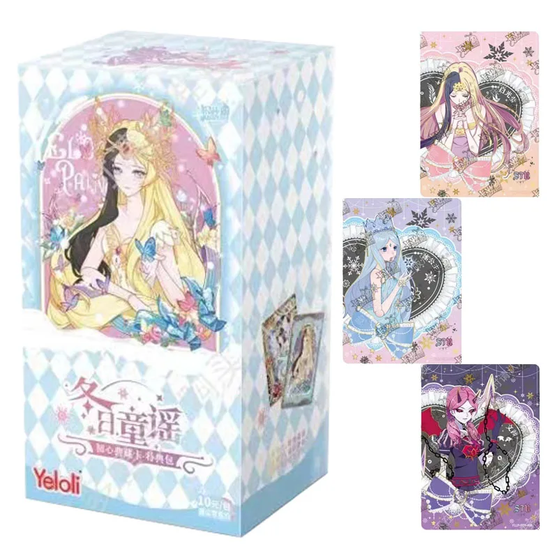 

Fairy dream leaf Lori Cards Initial Heart DVD Packs Booster Box Girl Anime Character Limited Edition Stars Card Girls Gifts Toys