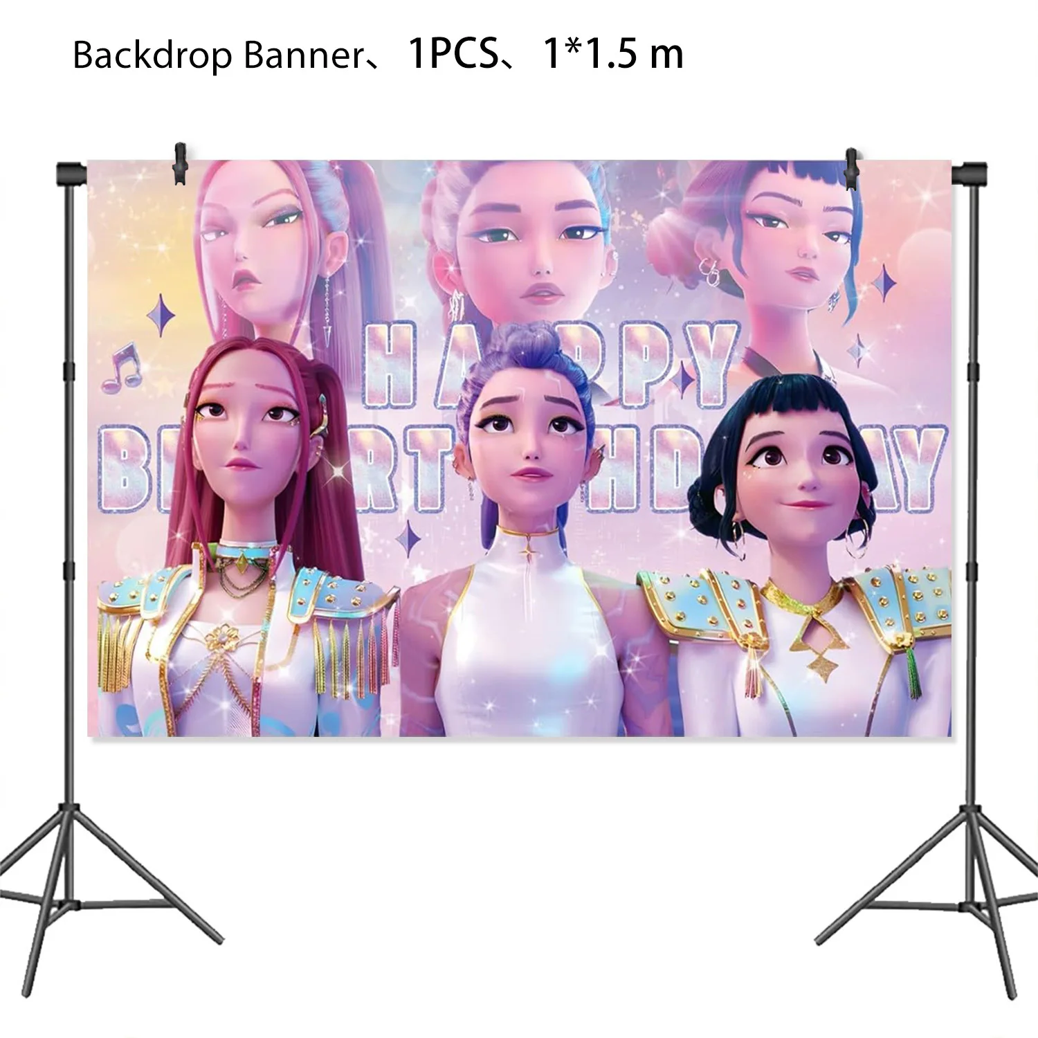 Cartoon Anime Geburtstagsparty Dekorationen Papier-Tischgeschirr Servietten Tischdecke Teller Becher Geburtstagszubehör Hintergrund Notizen Armband – Detail 11