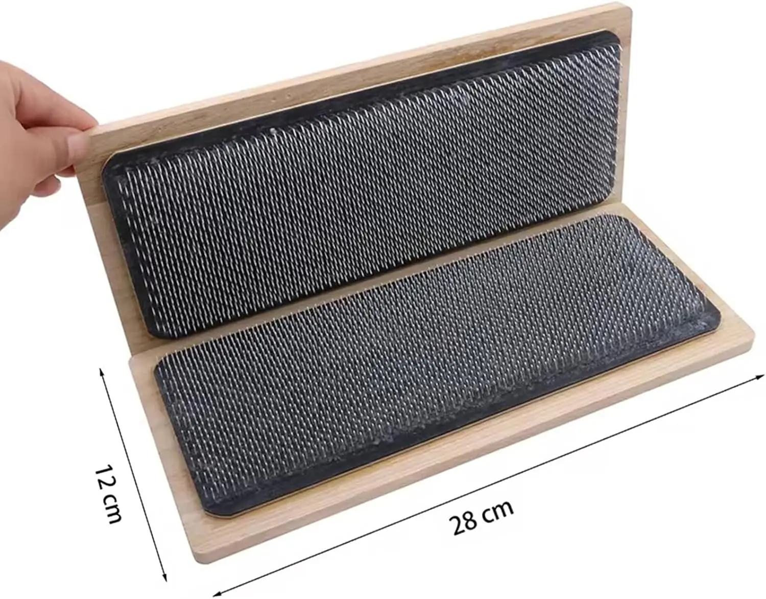 28x12cm-wooden-drawing-mat-hair-holder-hair-hackle-for-wig-making-use-drawing-card-with-curved-needle