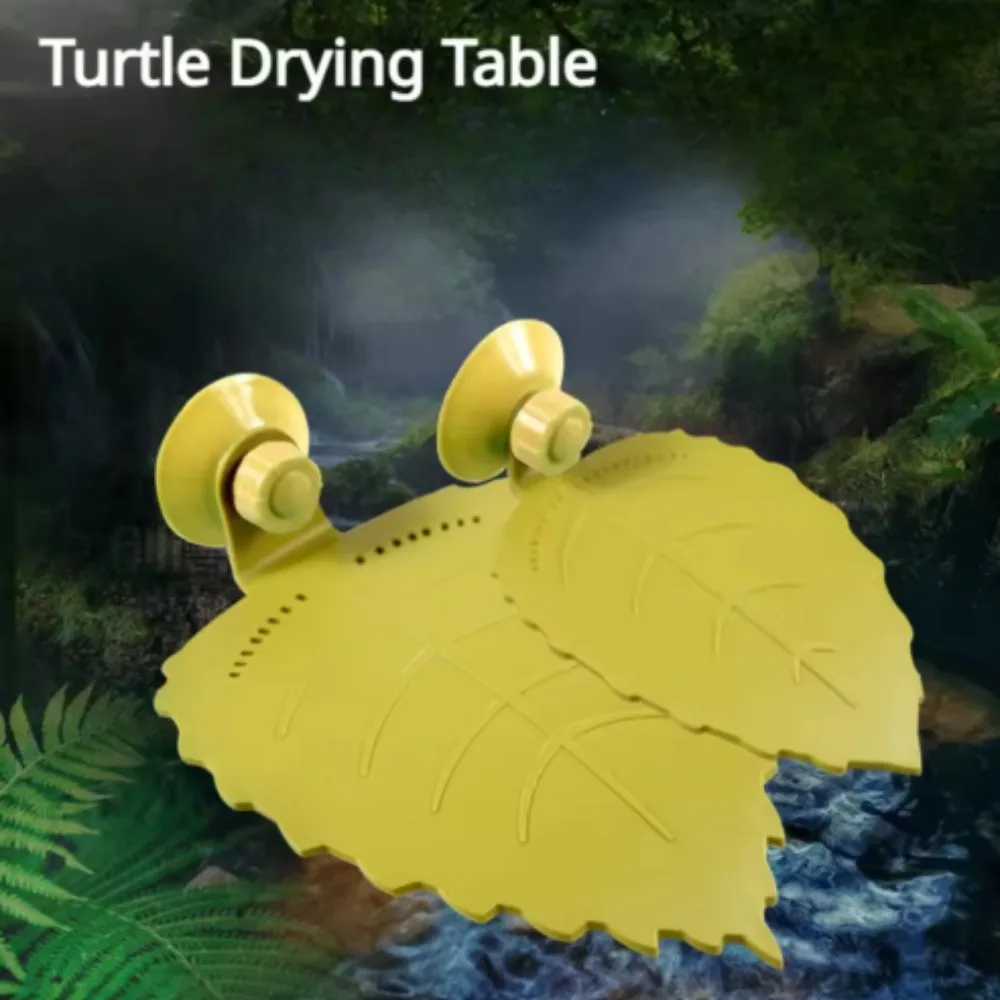 Schildkröte Sonnentrocknungsplattform Klettern Schildkröte Sonnentrocknen Rücken Schwimmende Plattform Saugnapf Kunststoff Acryl Blatt Kletterplattform