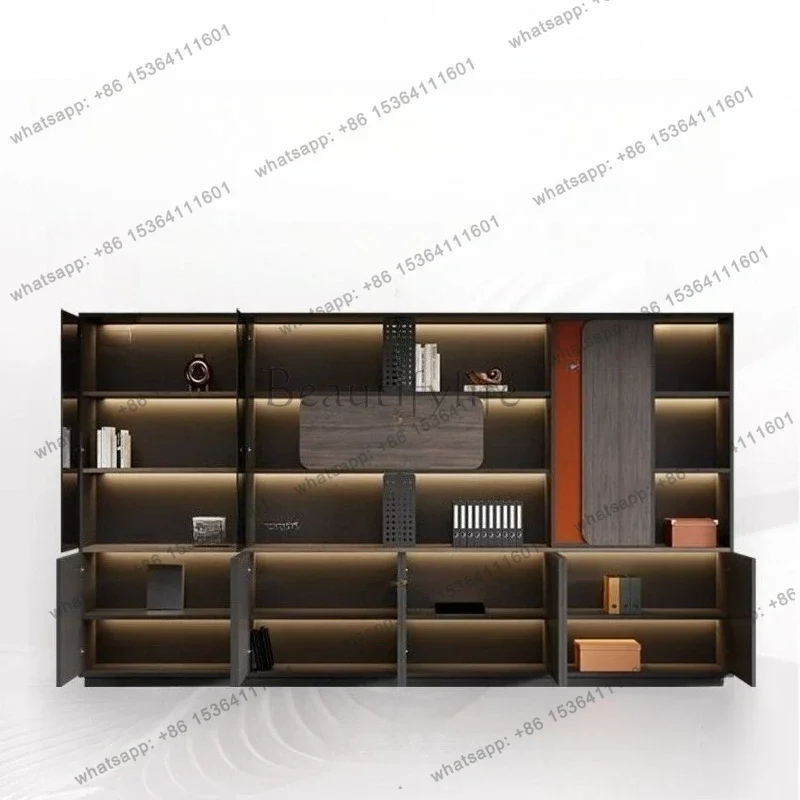 FG Minimalist Bookshelf Storage locker office storage filing cabinets cabinets for living room Cabinet storages background cabin