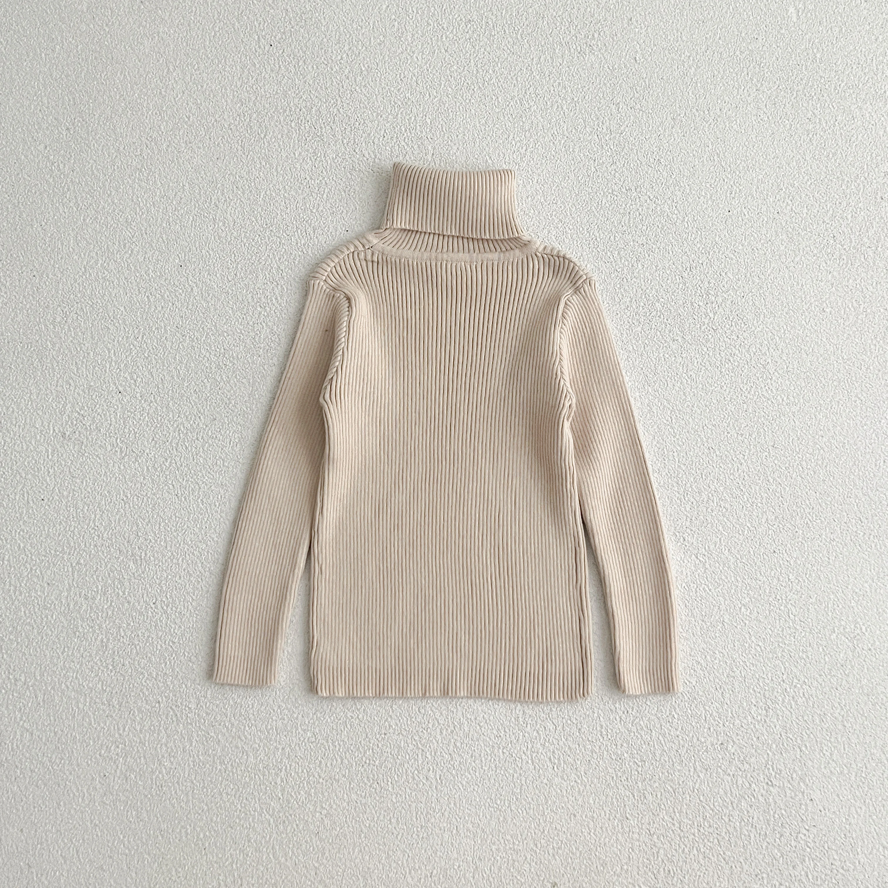 1-6Y Jungen Mädchen Rollkragenpullover Herbst Baby Pullover Kinder Pullover Für Winter Gestrickte Bodenbildung Jungen Pullover Vetement Enfant – Detail 4
