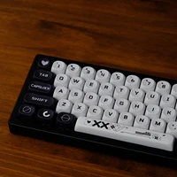 KBDiy-Juego de teclas KOA para GMK67/140, 64/87 teclas, teclas de teclado Stream, PBT, perfil MOA Similar, ISO 7U
