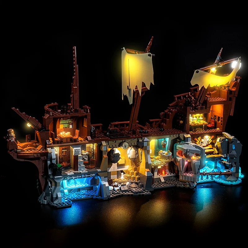 Brick Bling LED-Licht Beleuchtung Dekor 21363 Set kompatibel mit den Goonies-Bausteinen (ohne Bausteine)