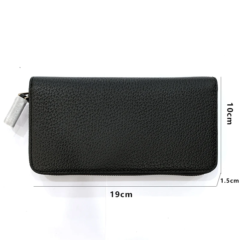 

Men's leather long zipper wallet New soft cowhide clutch bag Hand clutch bag Zipper clutch bag