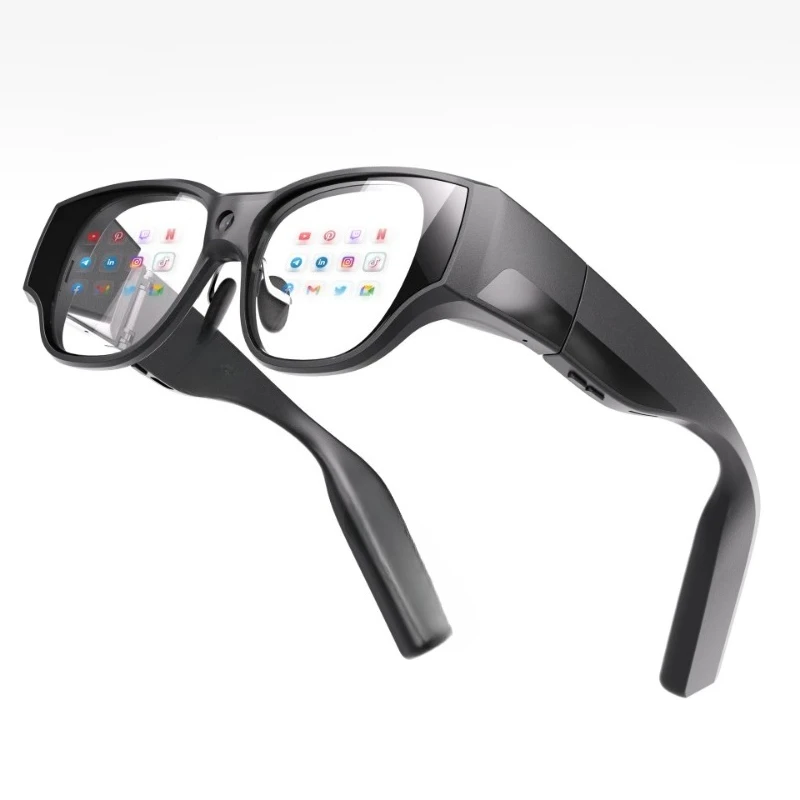 Smart AR glasses, binocular full-color 1080p optical waveguide glasses 120Hz high brush, giant screen high definition
