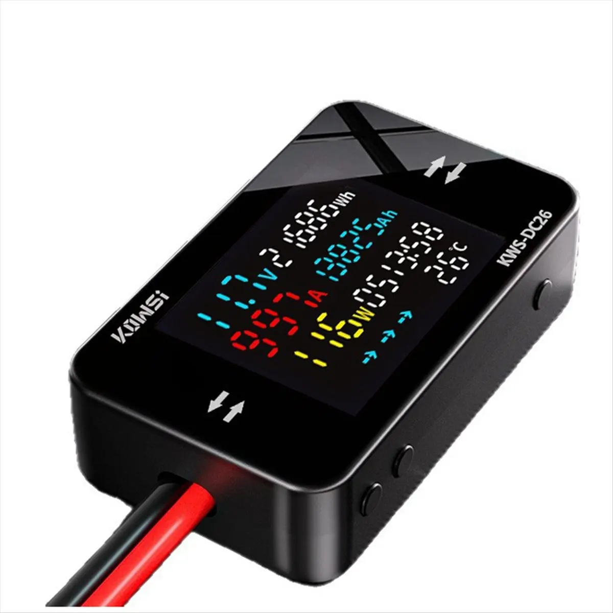 ABGN  KWS-DC26 DC Tester Battery Charging Tester Meter Battery Capacity Detector for Electric Vehicles Outdoor Power