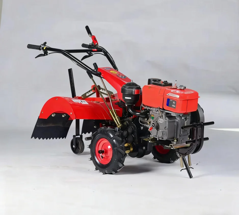 Tiller Is Suitable for Farmland Weeding, Engine CoreNew Self-propelled Rotary Tiller, Soil Loosening Rotary