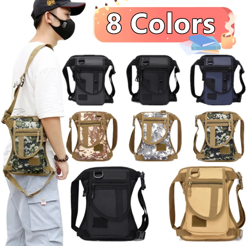 

Fashion Leg Waist Bags Drop Leg Belt Bags Molle Shoulder Moto Thigh Bag Waist Fanny Pack Bags for Men Ride Motorcycle Leg Bags