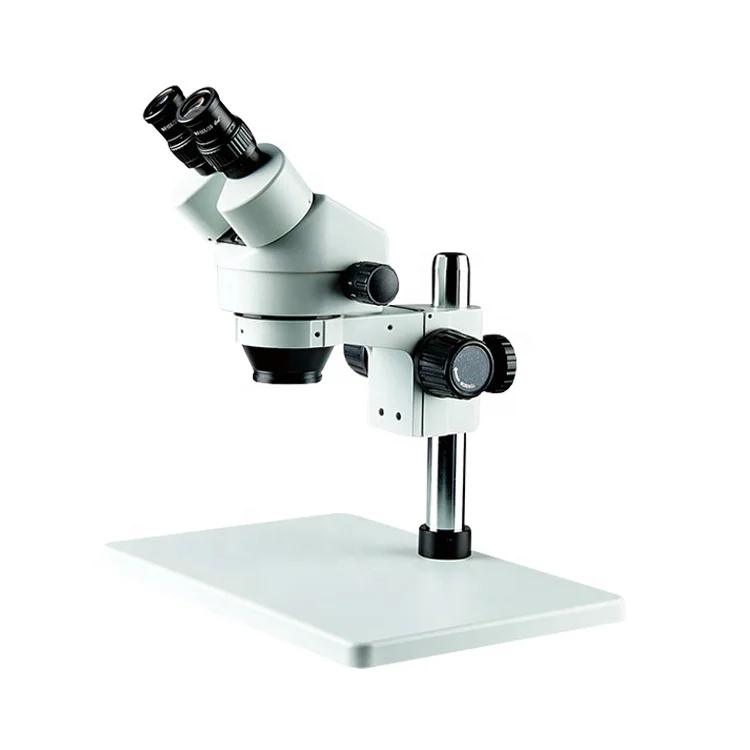 

Boshida BD-45B1-D4 trinocular binocular stereo microscope 7X-45Xwith large base for electronics inspection and PCB