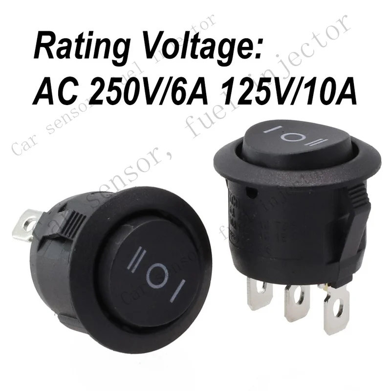 Q+ for Rocker Switch Car Automotive Open/close/open Polyamide UL94V-2 20mm 4
