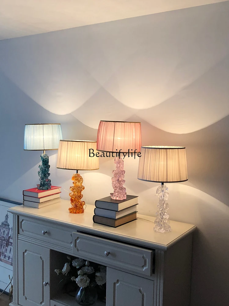 Creative Colored Glass Dimmable Glass Bedside Romantic Personality Decoration Luminous Modern